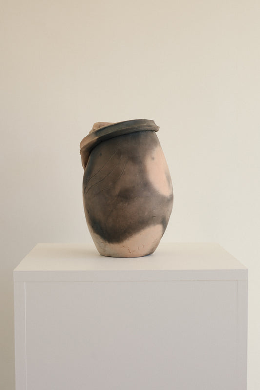 Coiled Raku Vessel