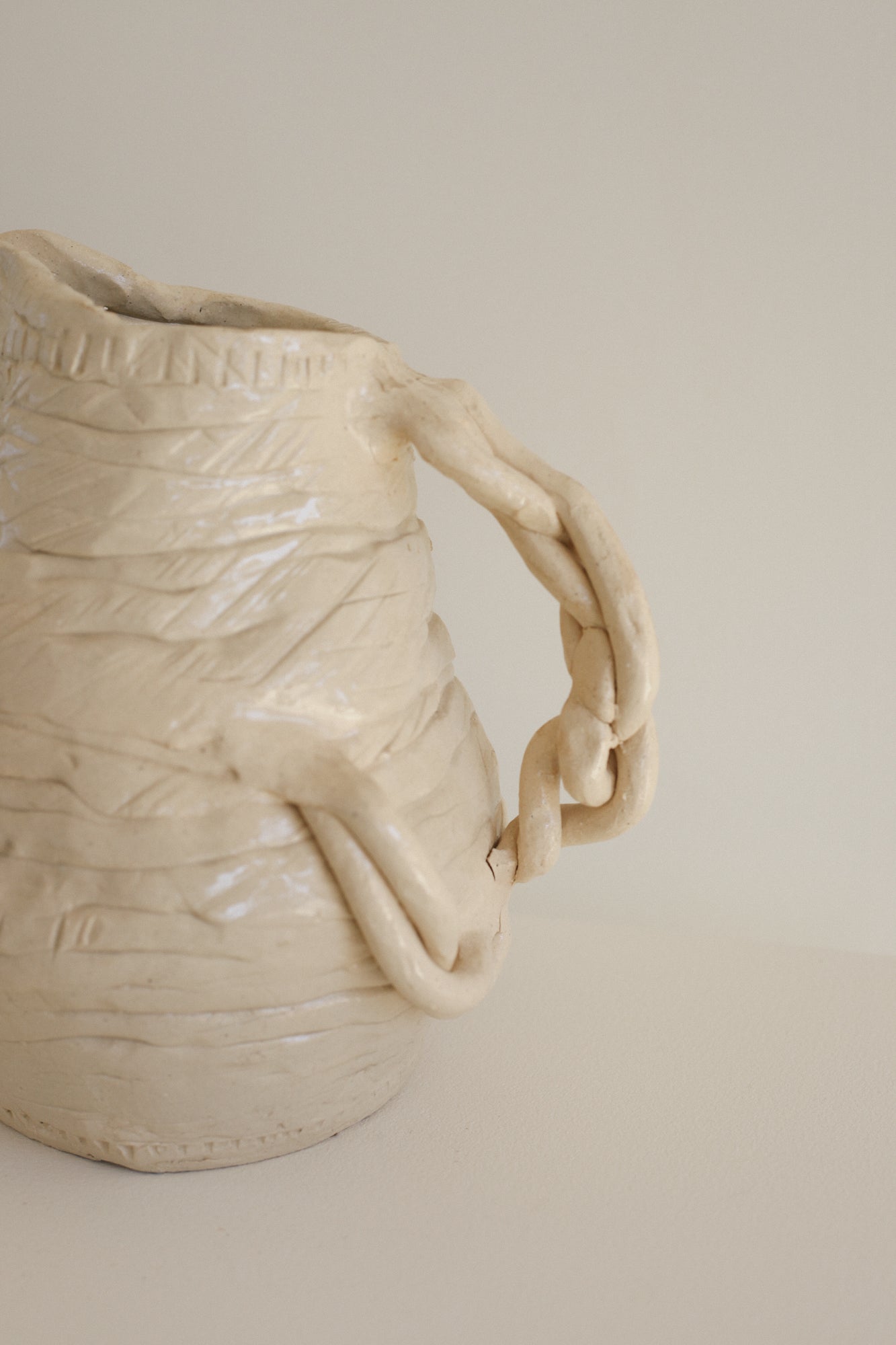 Sculptural Coiled Pitcher