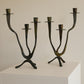 1950s Biomorphic Candelabra Pair