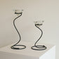 Spiral Tealight Holders (Pair)