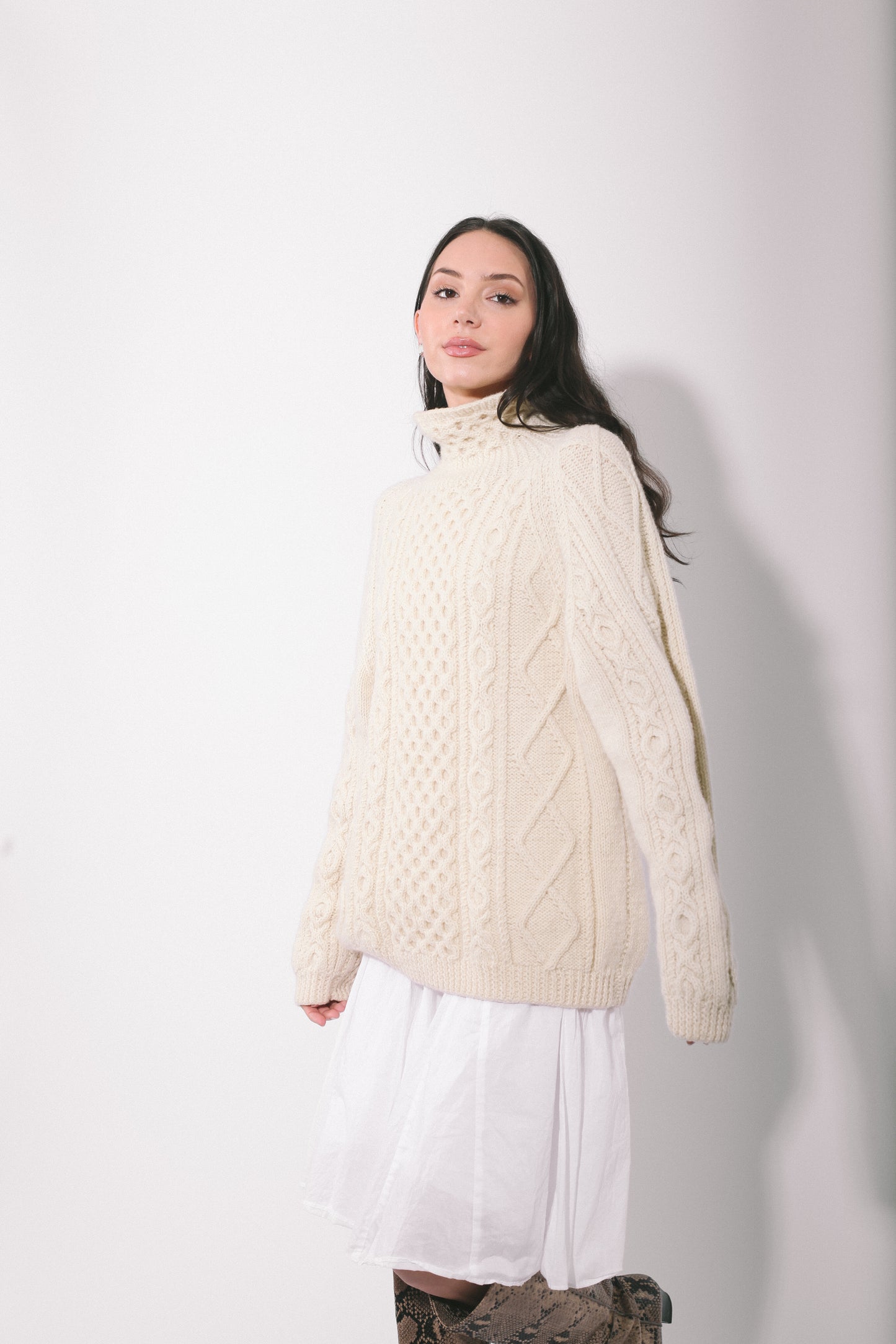 Cable Knit Fisherman’s Sweater