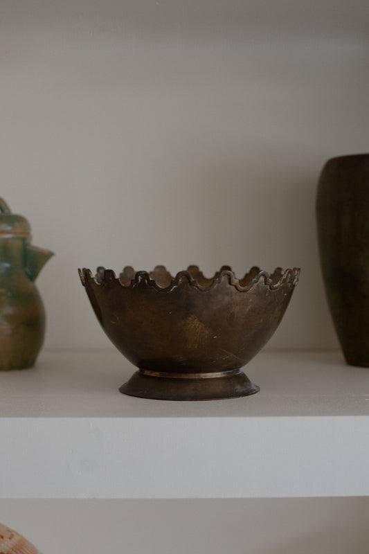 Aged Brass Bowl