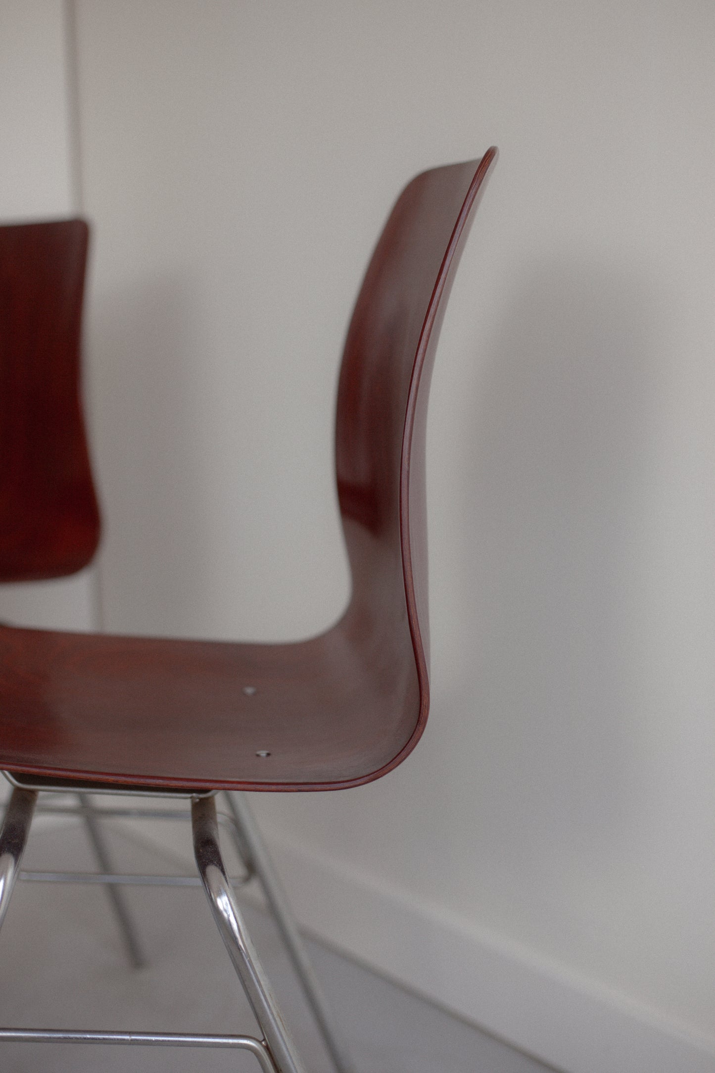 1960s Royal by Pagholz of West Germany Stacking Chairs (Pair)