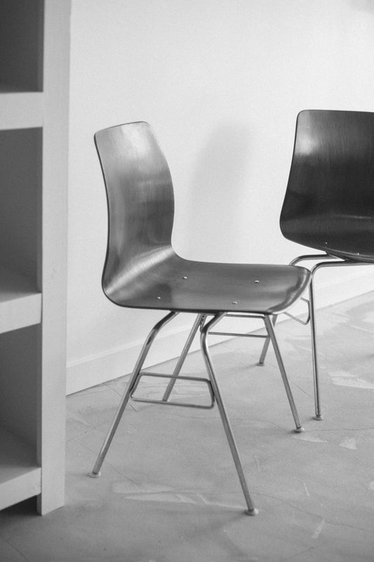 1960s Royal by Pagholz of West Germany Stacking Chairs (Pair)
