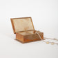 Tiny Brass & Marble Jewelry Box