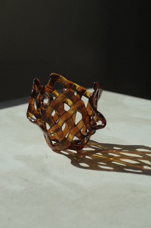 Sculptural Woven Glass Object
