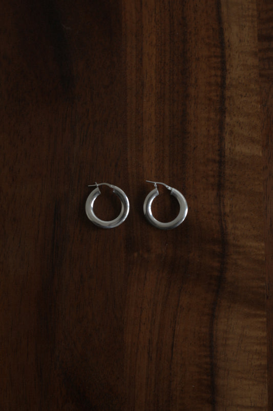 Petite Crinkled Hoop Earrings