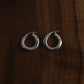 Petite Crinkled Hoop Earrings