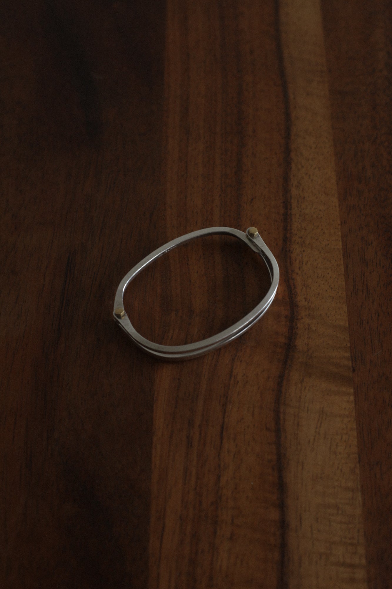 Minimalist Mixed Metal Bracelet
