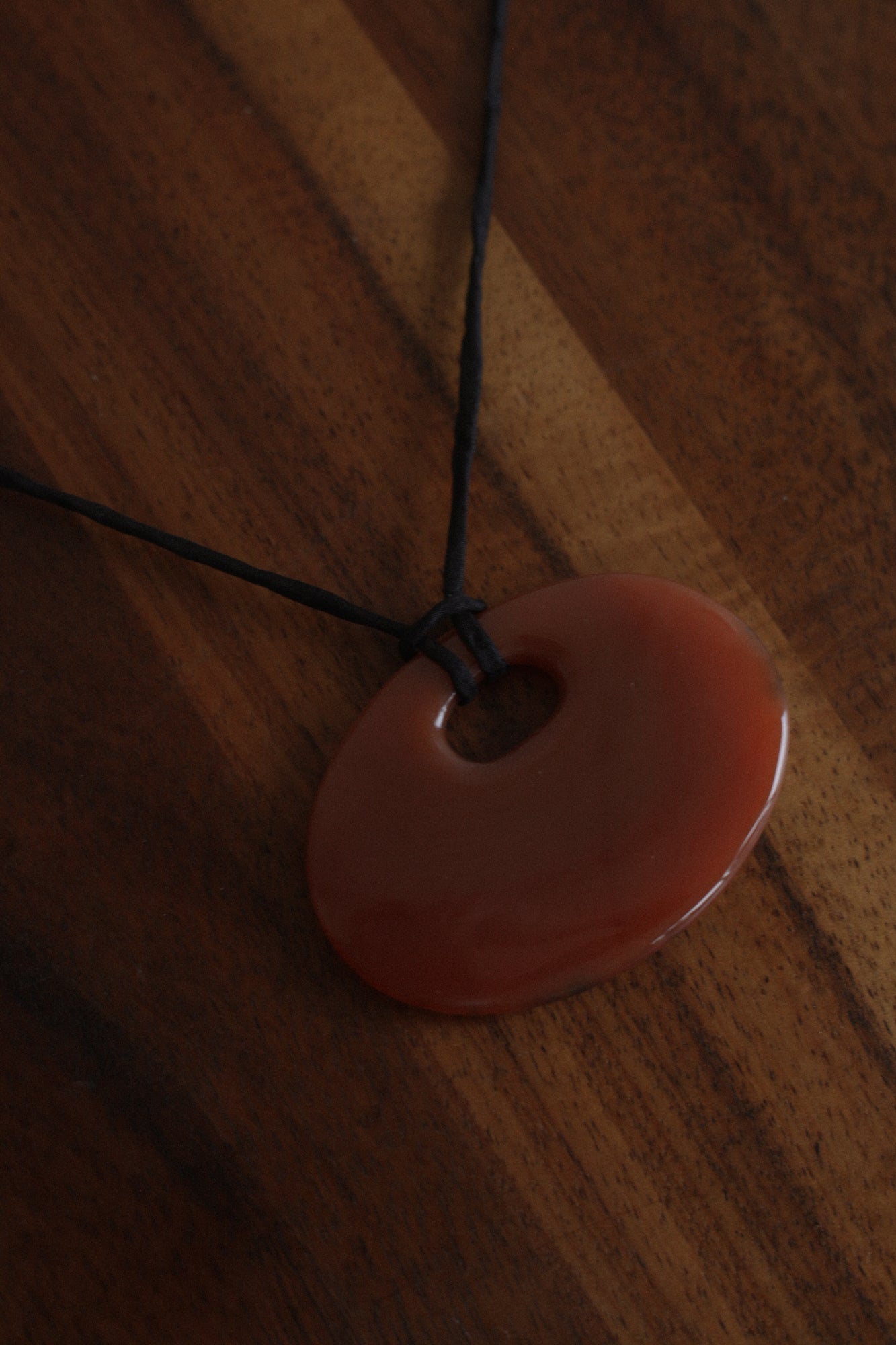 Amber Agate Necklace