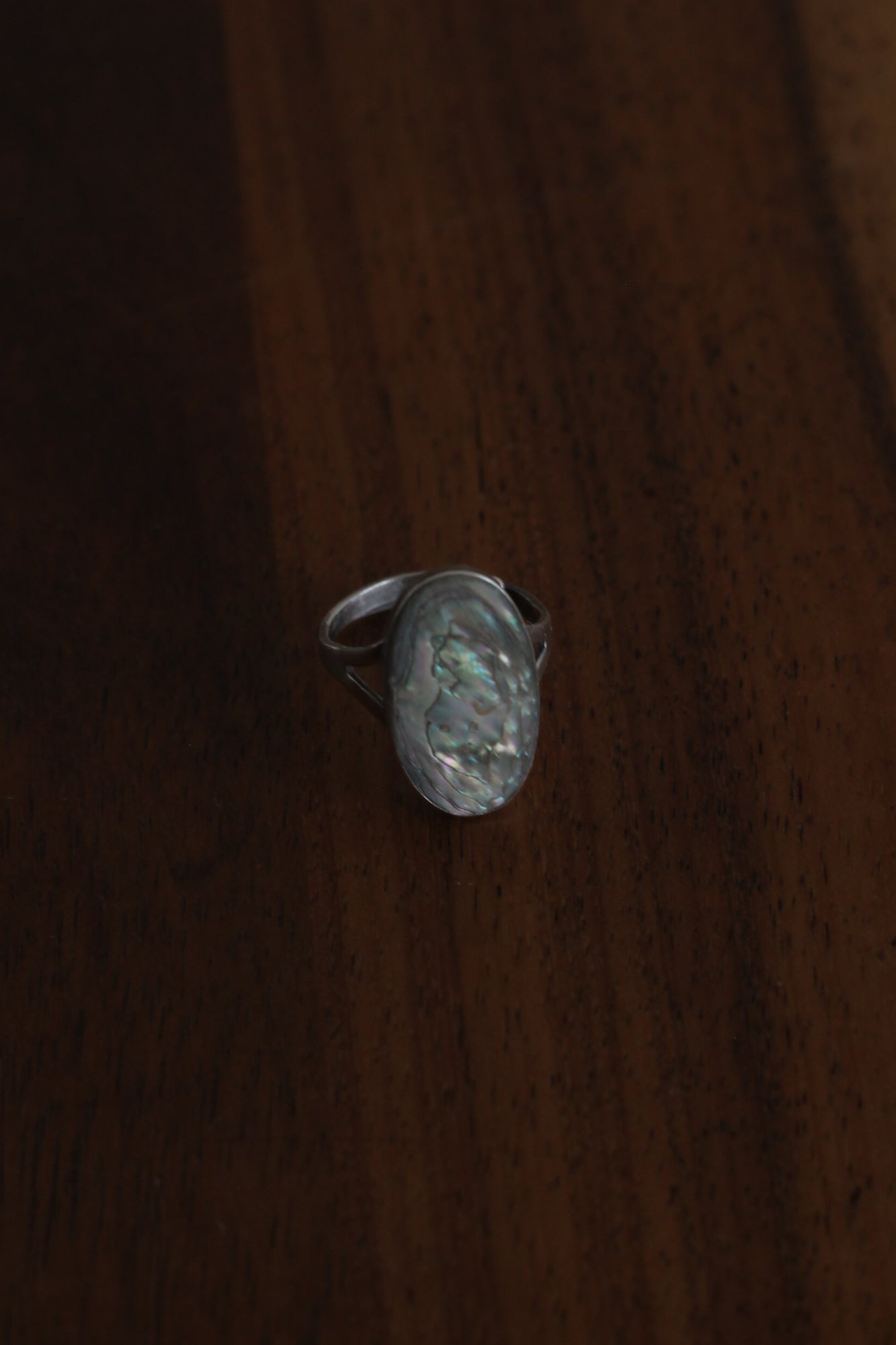 Oval Abalone Ring