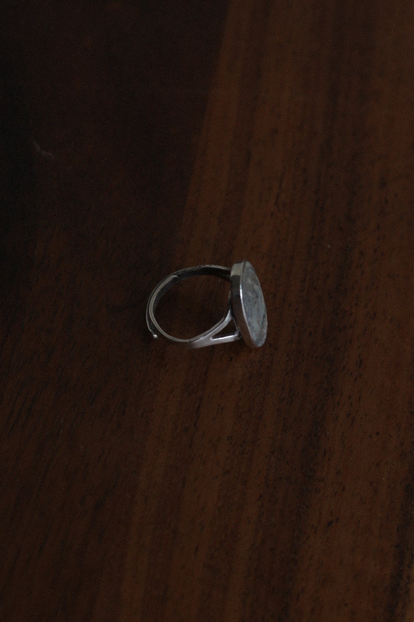 Oval Abalone Ring