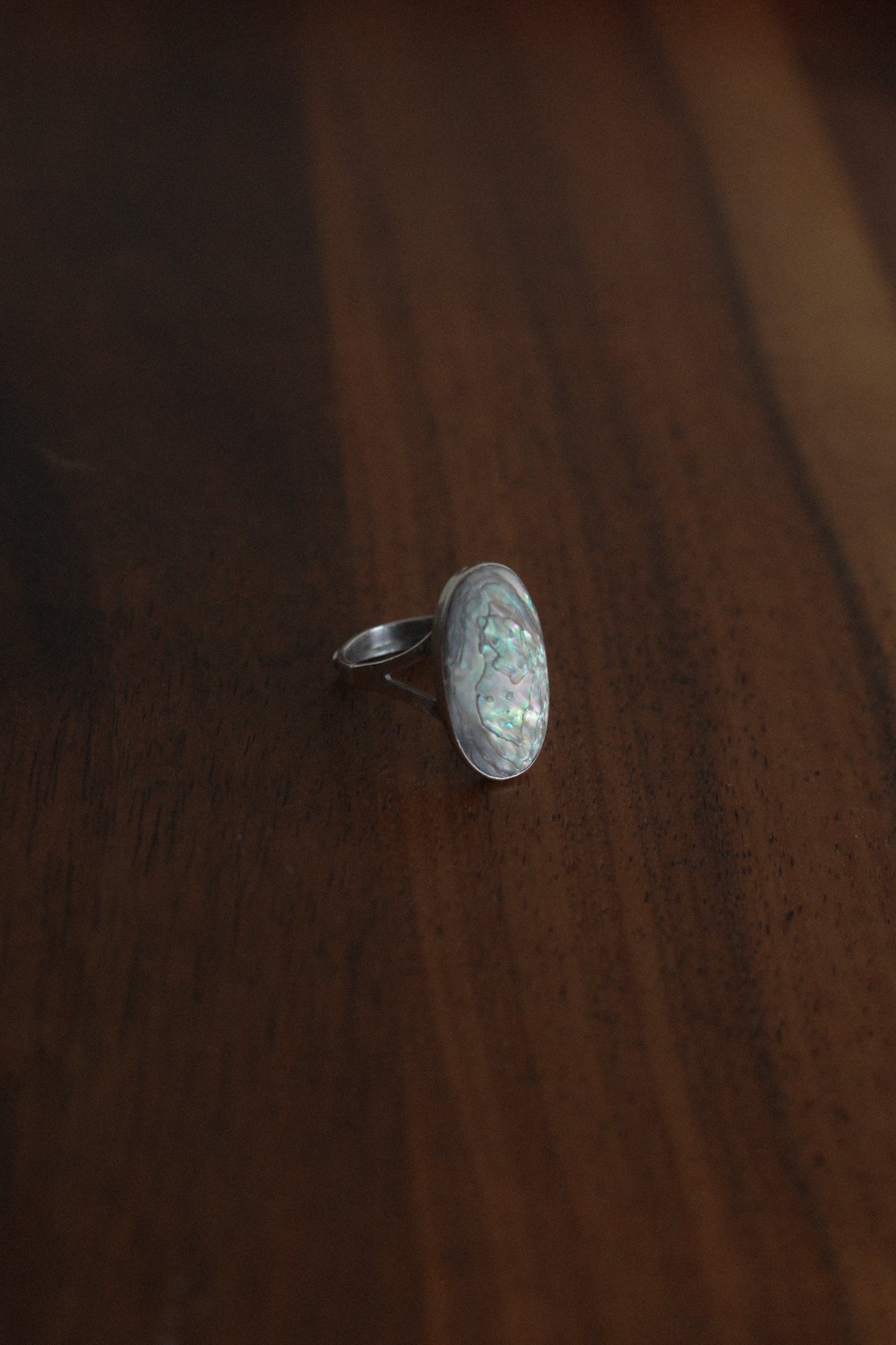 Oval Abalone Ring
