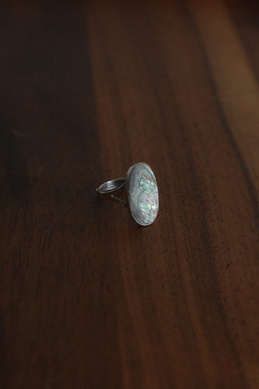 Oval Abalone Ring