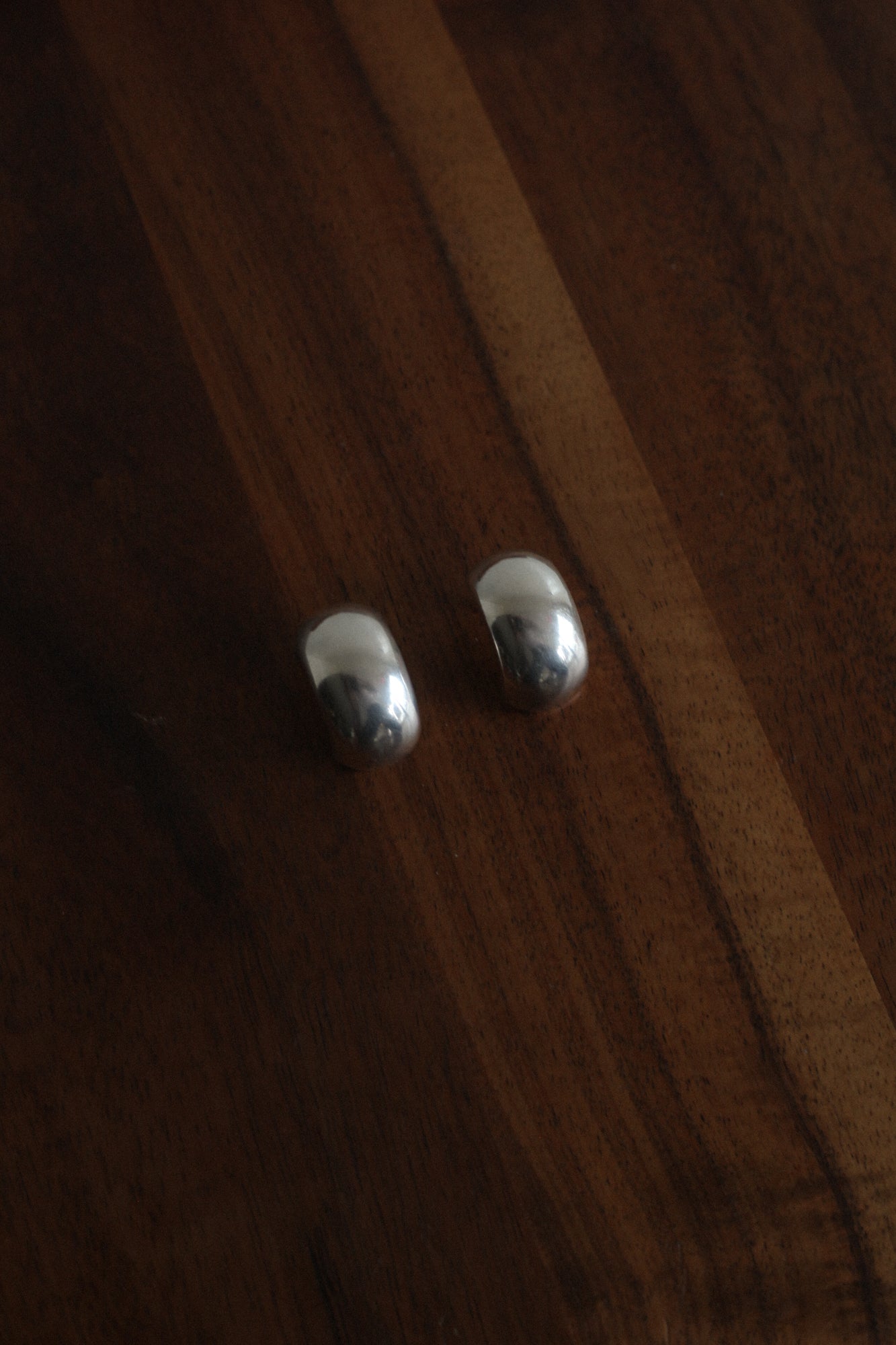 Thick Dome Earrings