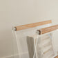 Braeside Studios Lucite & Oak Magazine Rack