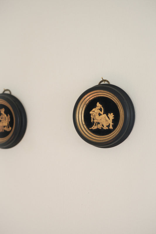 Neoclassical Framed Reliefs (Pair)