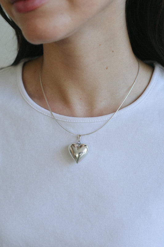 Puffy Heart Necklace