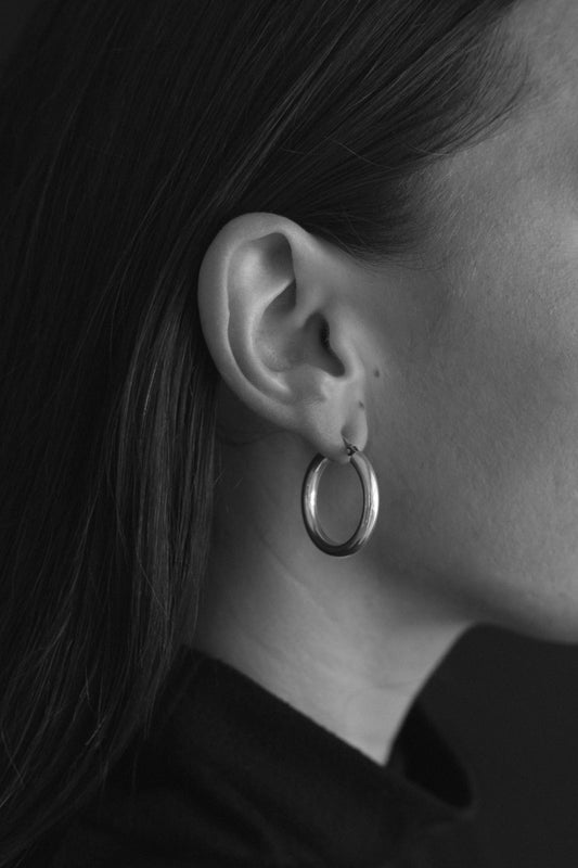 Tubular Hoop Earrings