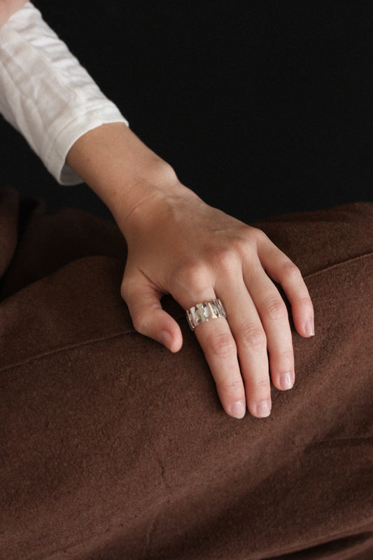 Sculptural Brutalist Ring