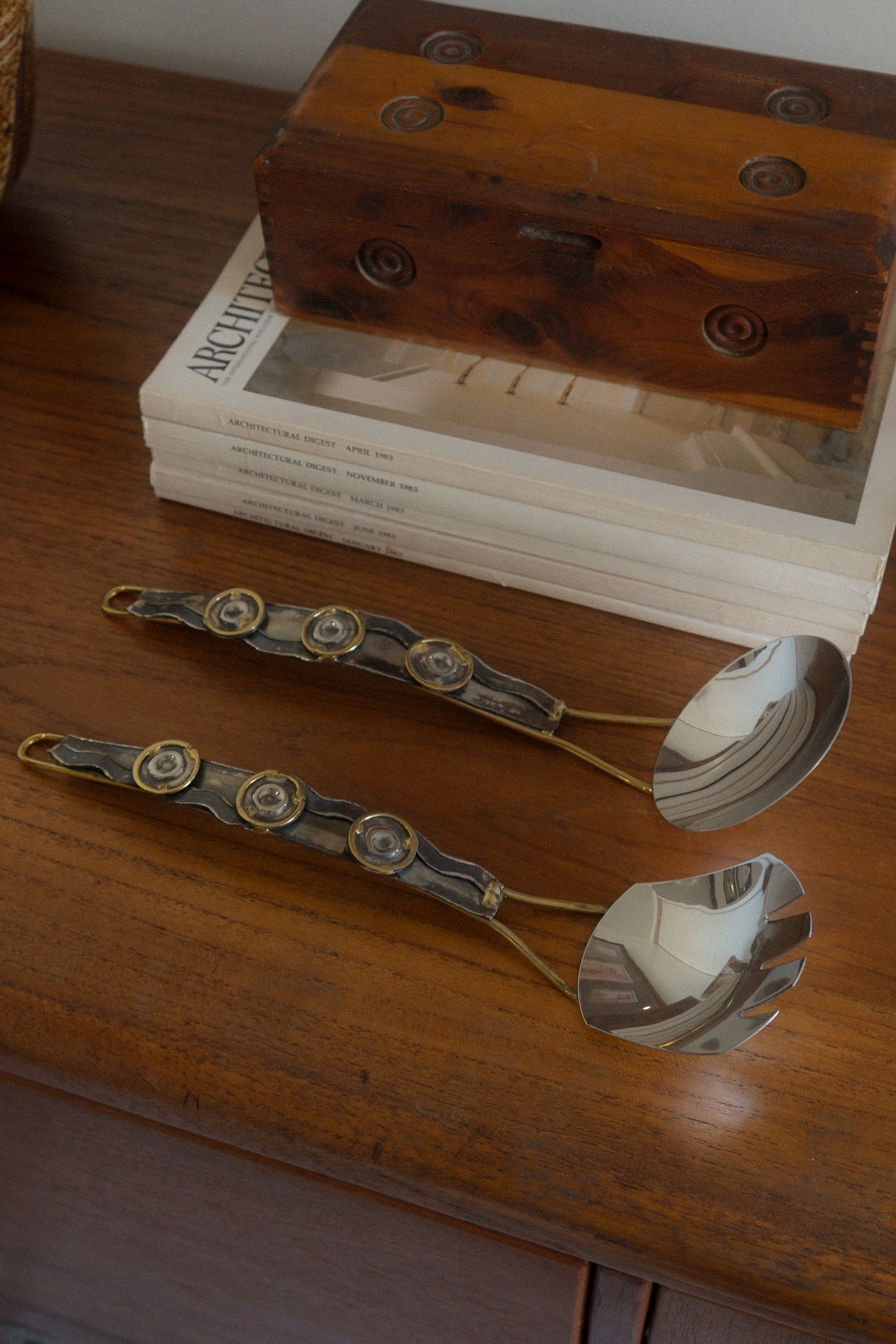 Brutalist Serving Spoons