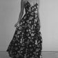 1990's French Spaghetti Strap Dress