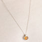 Faceted Citrine Pendant Necklace