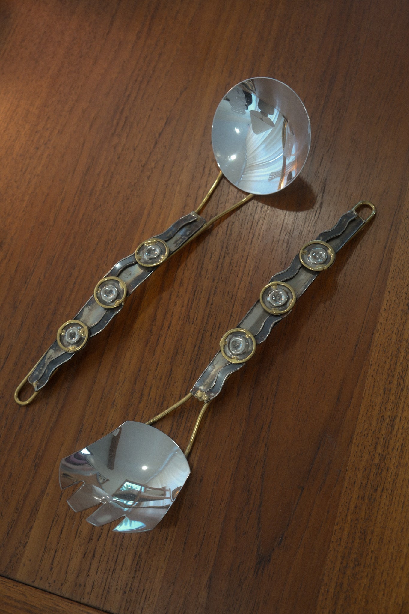 Brutalist Serving Spoons