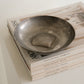 Aged Silver Scallop Trinket Bowl
