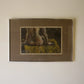 Framed "In Waiting" Serigraph