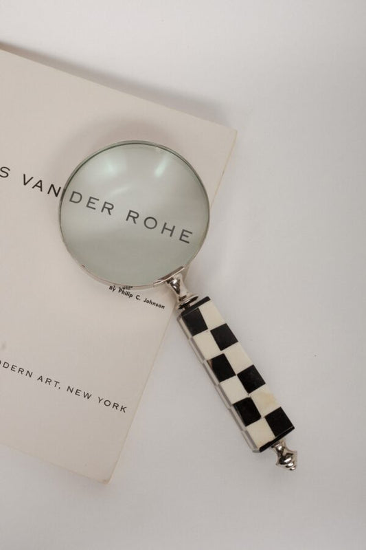 Checkered Magnifying Glass